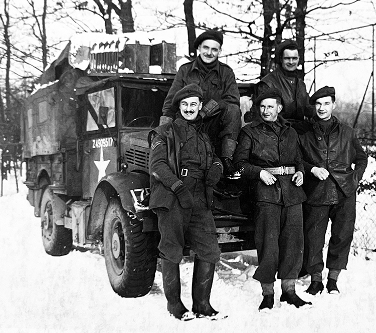 Grandpa in the army, Winter 1945